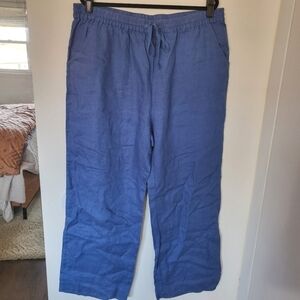 Soft Surroundings Blue Wide Leg Pants